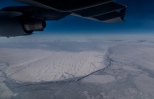 Antarctica from the flight. (Credit: Justin)